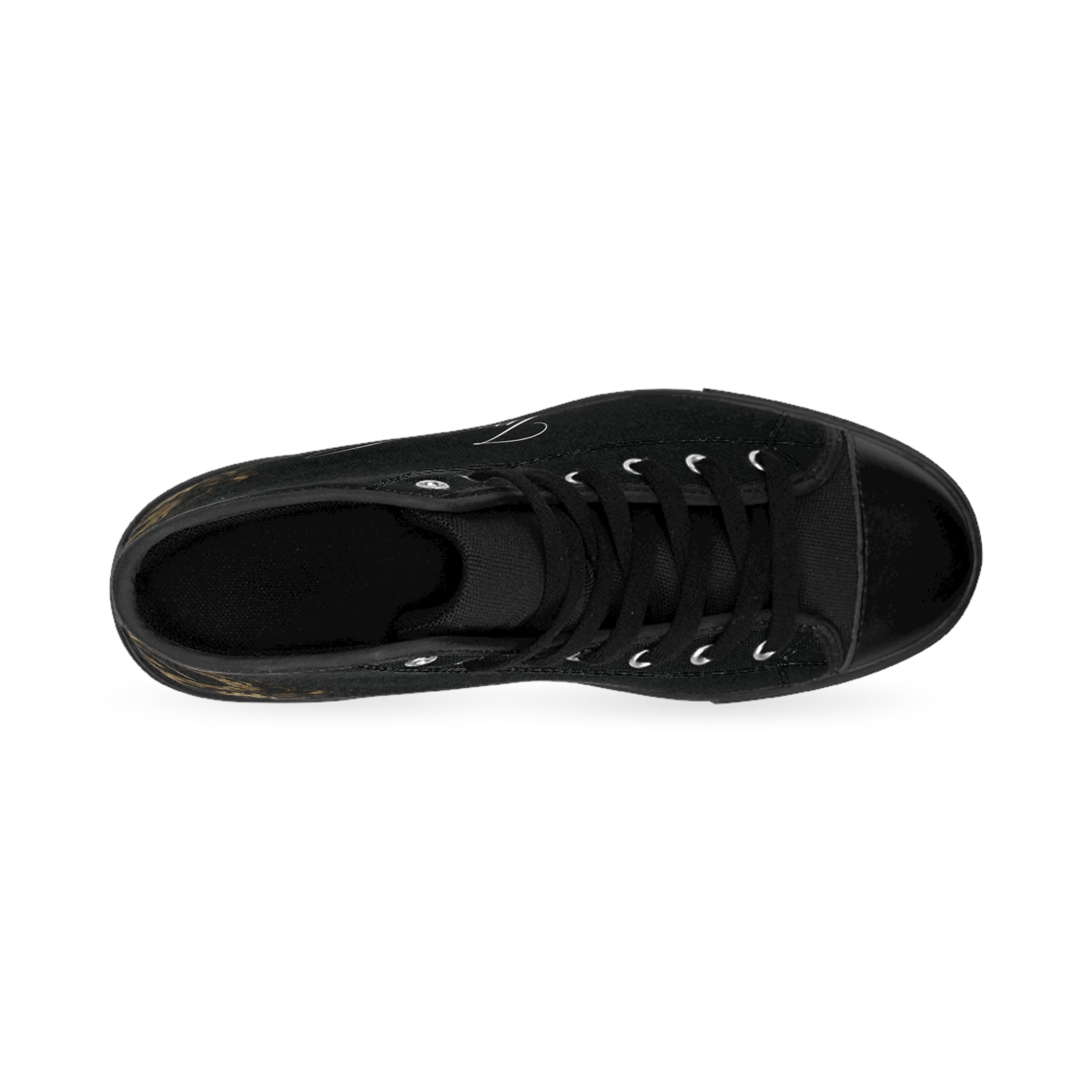InnerGee Black High-Top Sneakers — Classic Men's Casual Canvas Shoes