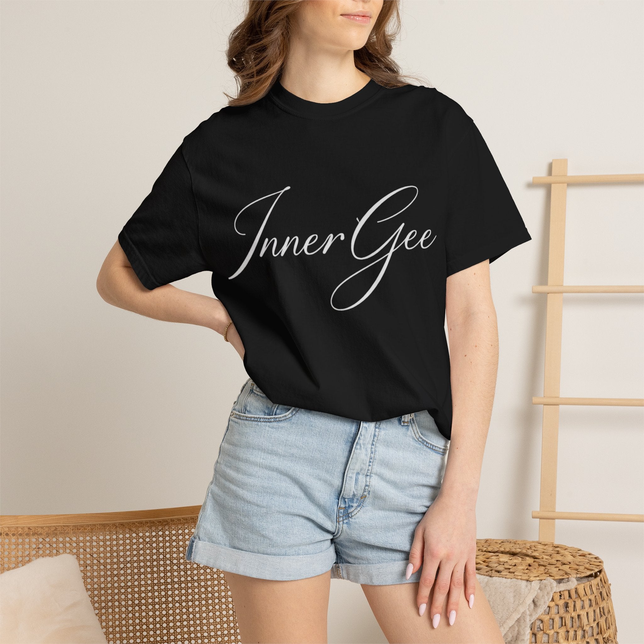 InnerGee Script T-Shirt — Minimalist Branded Logo Tee