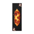 Innergee Fire Elemental Crystal Matte Canvas Print — Stretched Wall Art with Fire Kanji