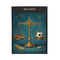 Journey Card Balance Blanket — 'Work & Play in Balance' throw