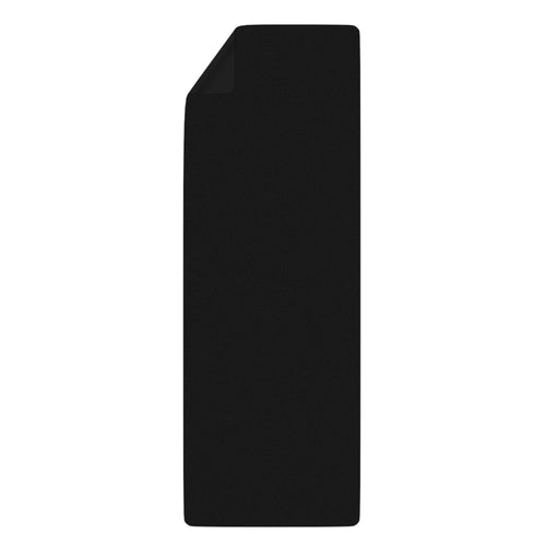 Blue Lotus Rubber Yoga Mat — "Innergee" Curved Text